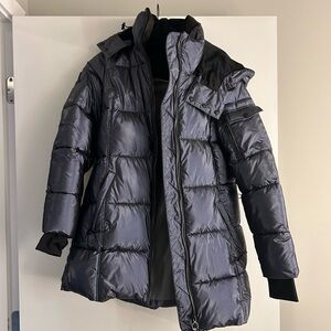 Noize Black Cruelty-Free mid length Jacket